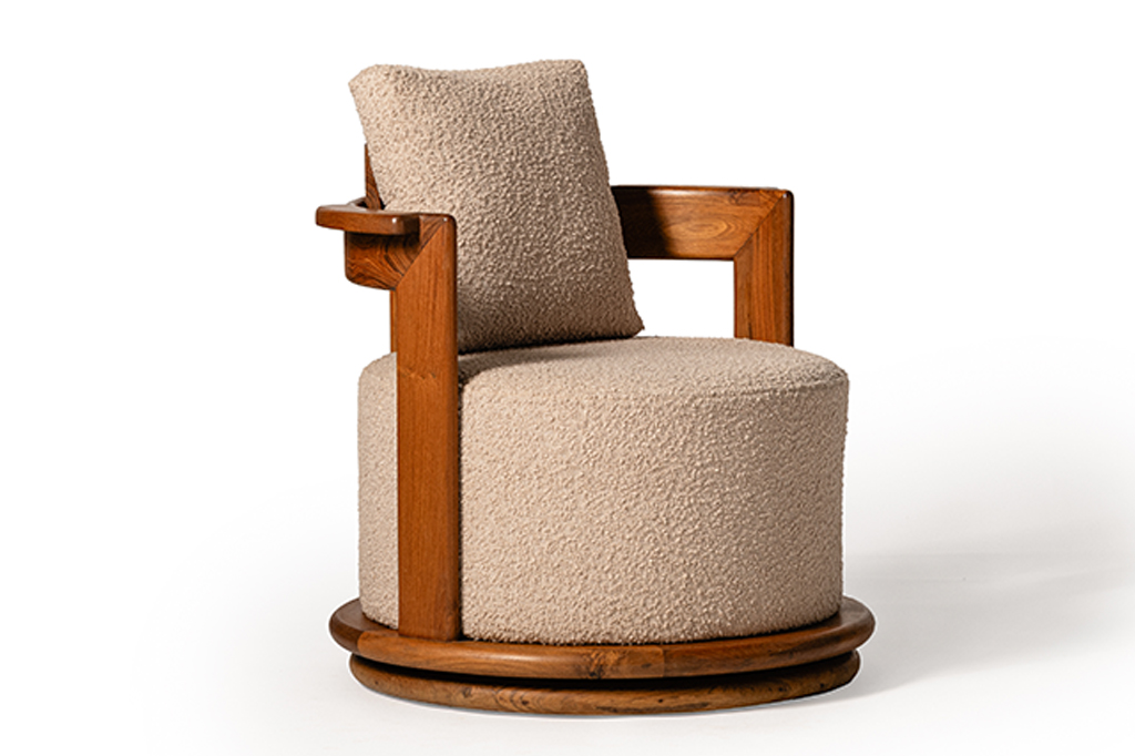 Piatto Arm Chair Rotating
