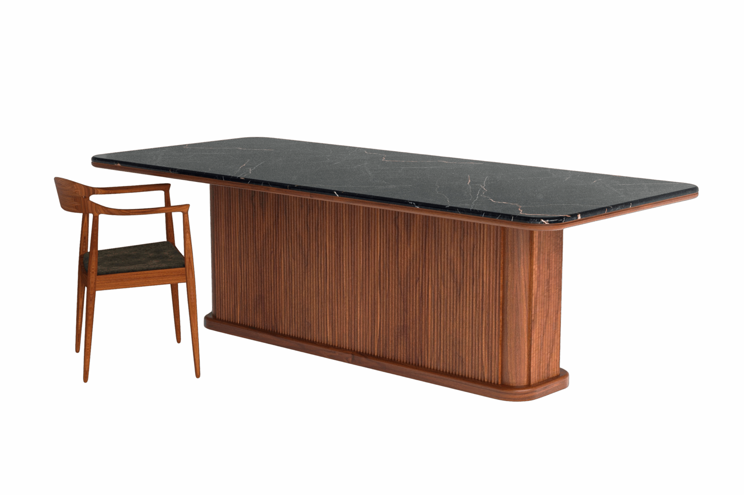 Collosal Dining Table - Single post (Stone Top)