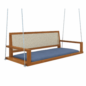 Fillet Swing – Cane back & Cushioned seat