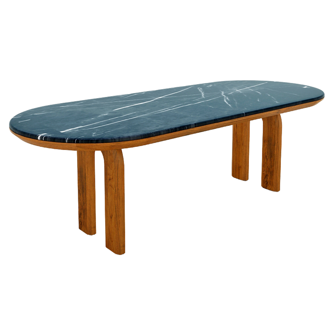 Pebble Dining Table (Stone Top)