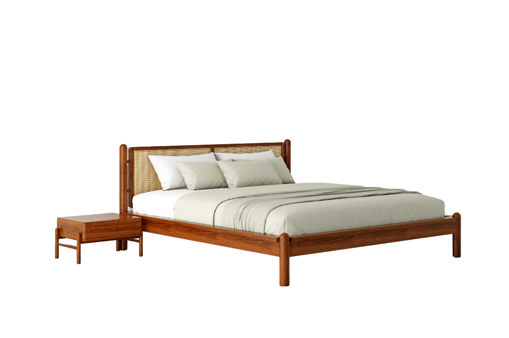 Sencillo Bed (Cane Headboard)